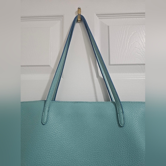 ✨ Kenneth Cole Reaction Perforated Tote Bag – Light Blue ✨ - Picture 8 of 11